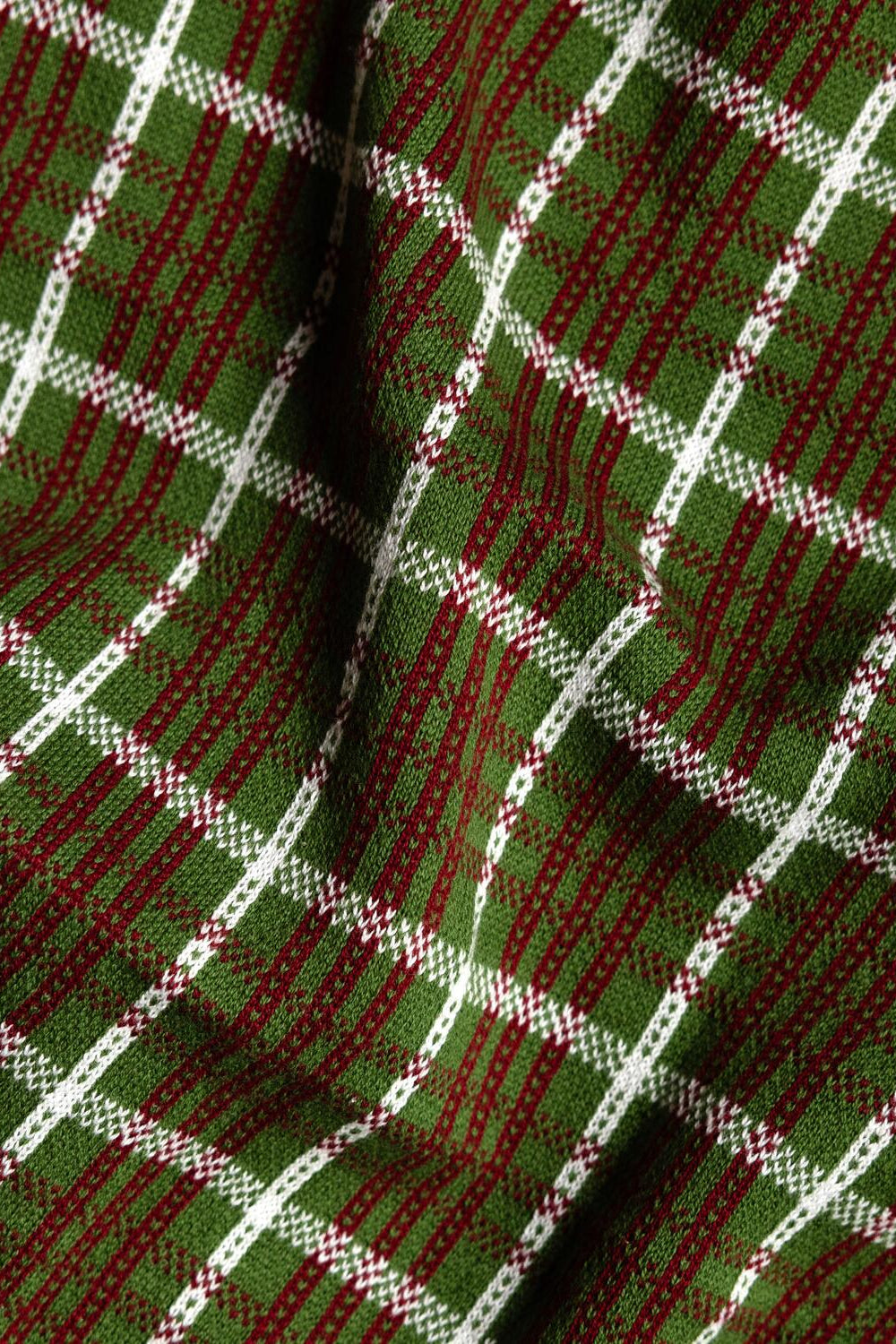 Strikket køkkenhåndklæde - Festive Forest